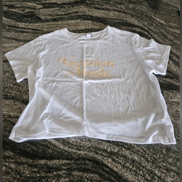 Sub_Urban Riot White Tee with Gold Print - Picture 1 of 5